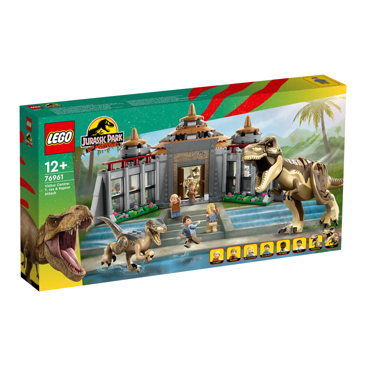 LEGO® Jurassic World™ 76961 T. rex and Raptor Attack on Visitor Centre Playset