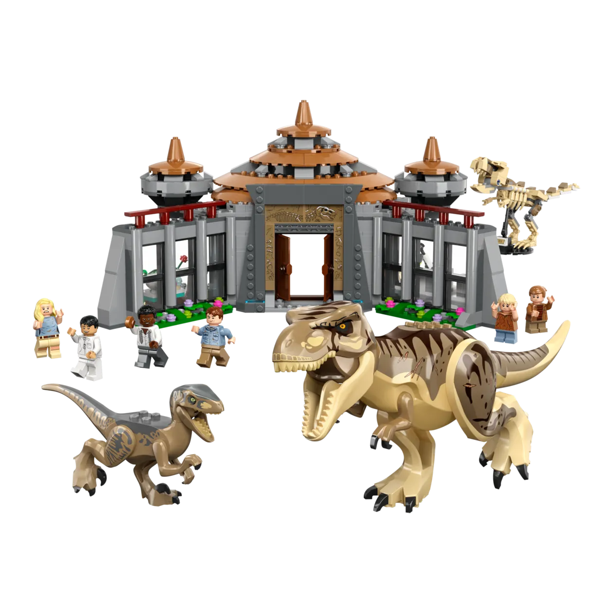 Lego® Jurassic World™ 76961 Angriff Des T Rex Und Des Raptors Aufs Besucherzentrum Spielset 0034