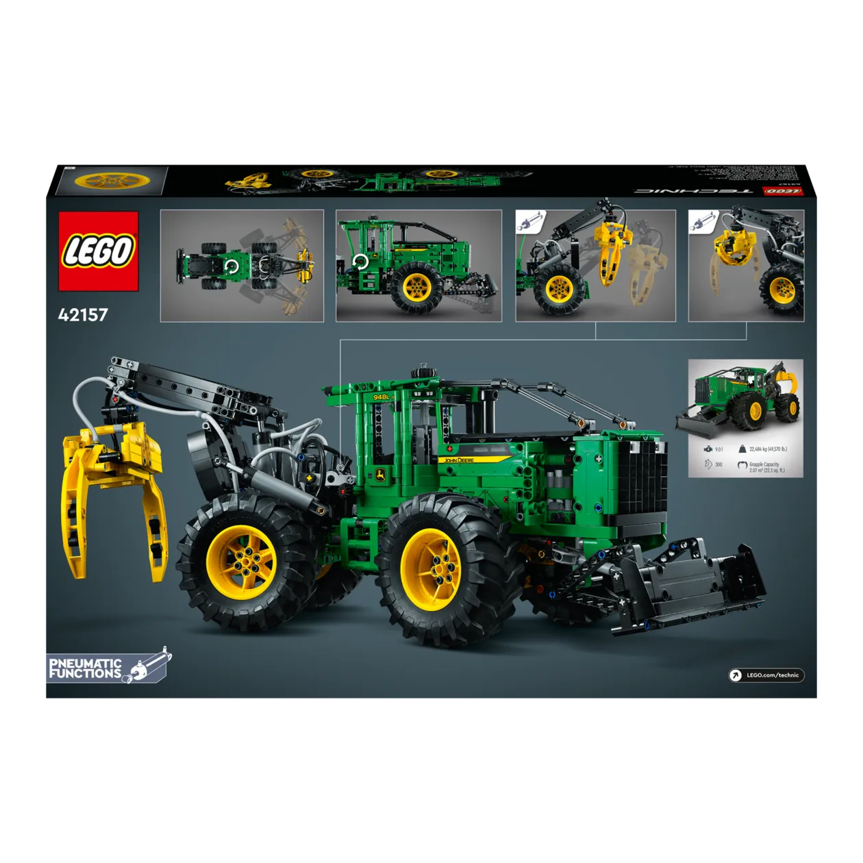 LEGO® Technic™ 42157 John Deere 948L-II Skidder Spielset