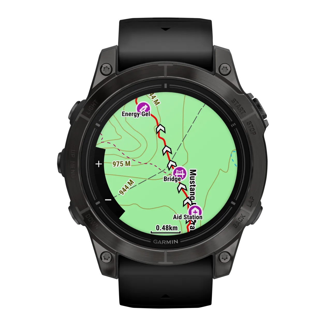 Garmin Epix™ Pro Sapphire 47 mm GPS-Multisport-Smartwatch, Schwarz/Ca