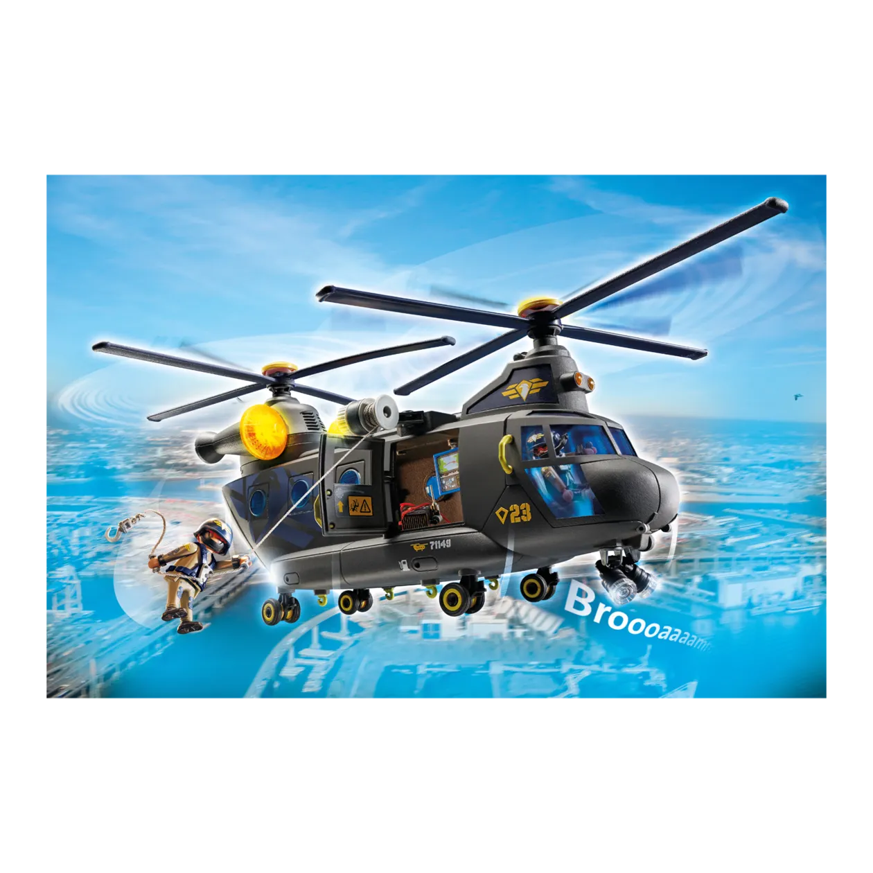 PLAYMOBIL® SWAT Elicottero di soccorso Set di gioco