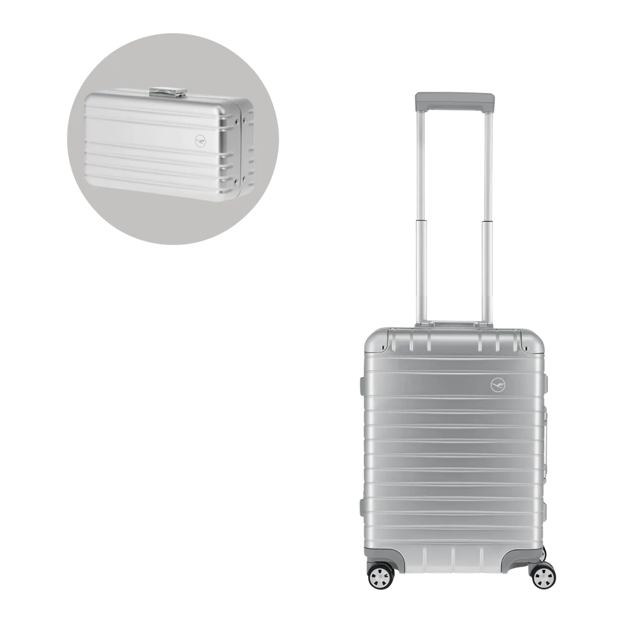 Lufthansa Aluminium Collection Trolley S + Amenity Kit