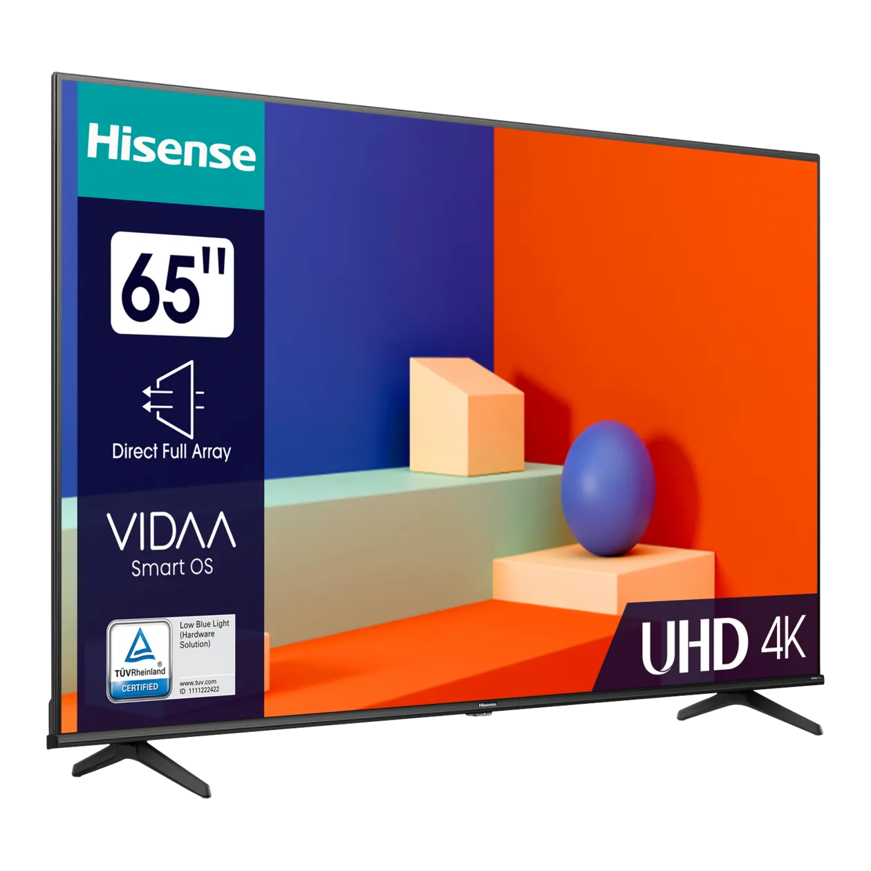 Hisense 65A6K 4K UHD Smart TV, 65″, Black - Worldshop 