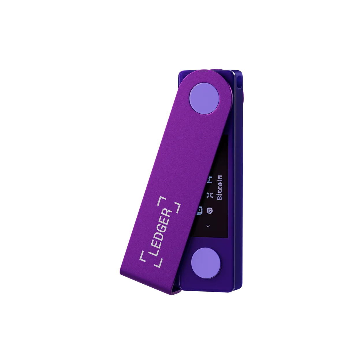 Ledger Nano X Crypto Hardware Wallet, Purple Amethyst - Worldshop