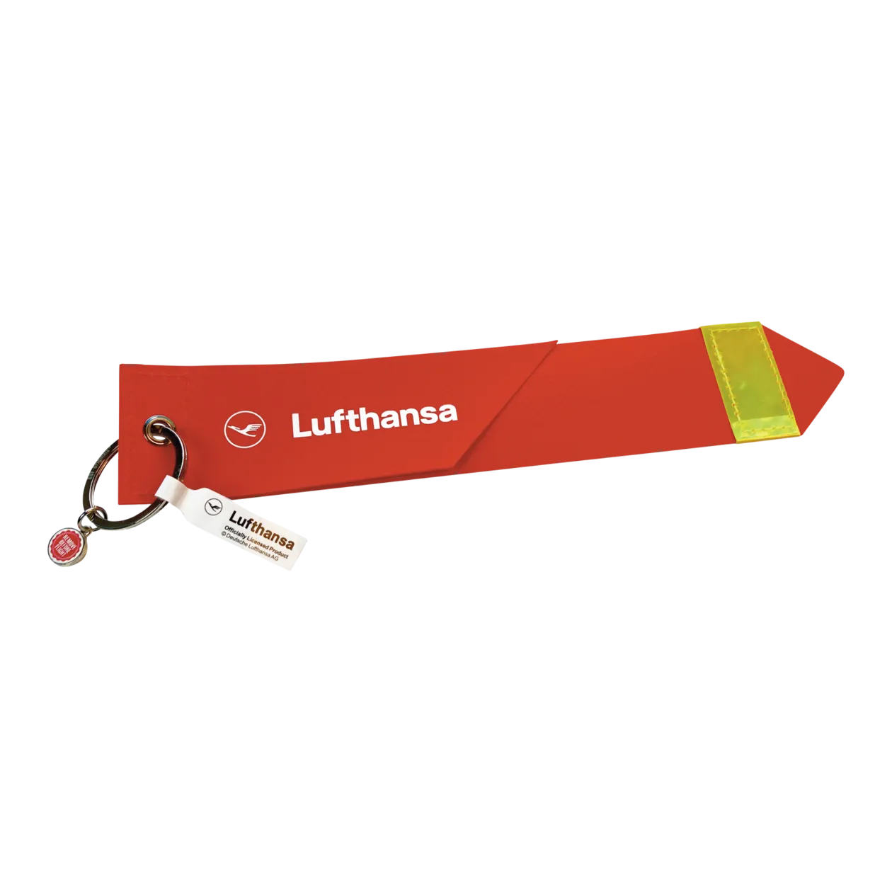 Lufthansa "Remove Before Flight" Portachiavi (formato grande), rosso