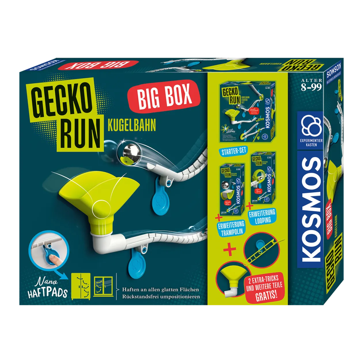 KOSMOS Gecko Run Big Box Pista per biglie