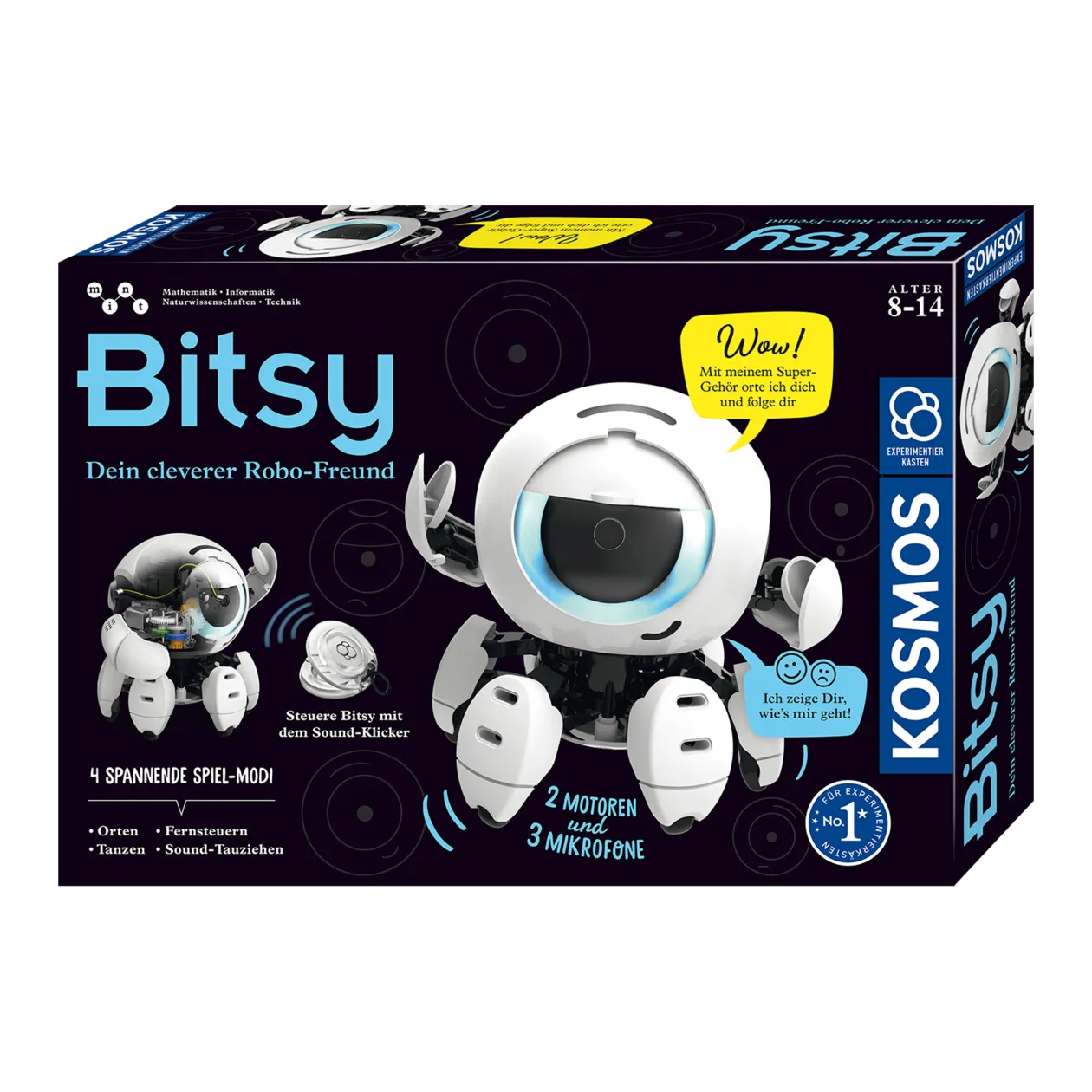 KOSMOS Bitsy - Dein cleverer Robo-Freund Kit per esperimenti