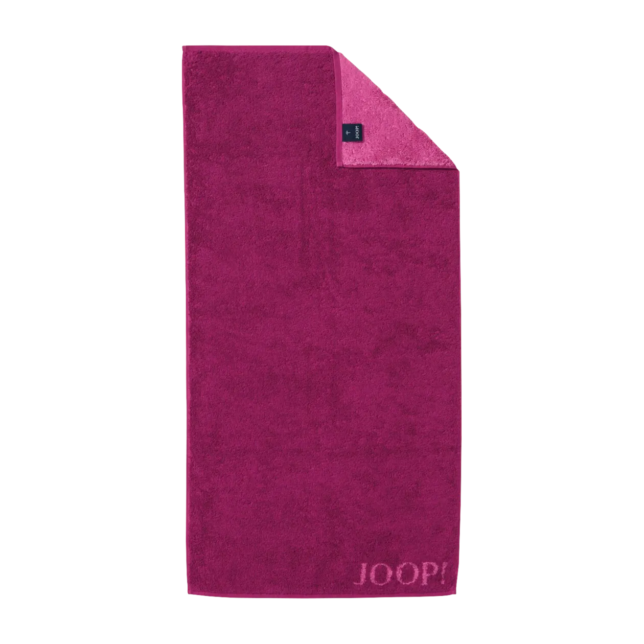 JOOP! CLASSIC Doubleface Serviette, lot de 3, cassis