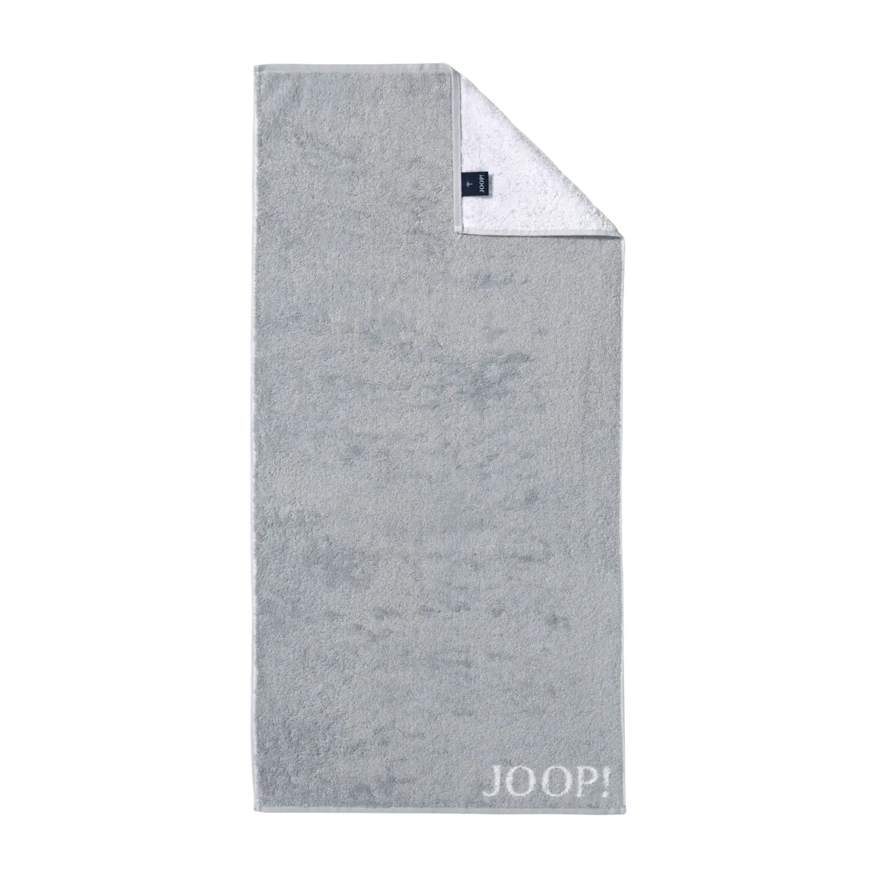 JOOP! CLASSIC Doubleface Serviette, lot de 3, argent