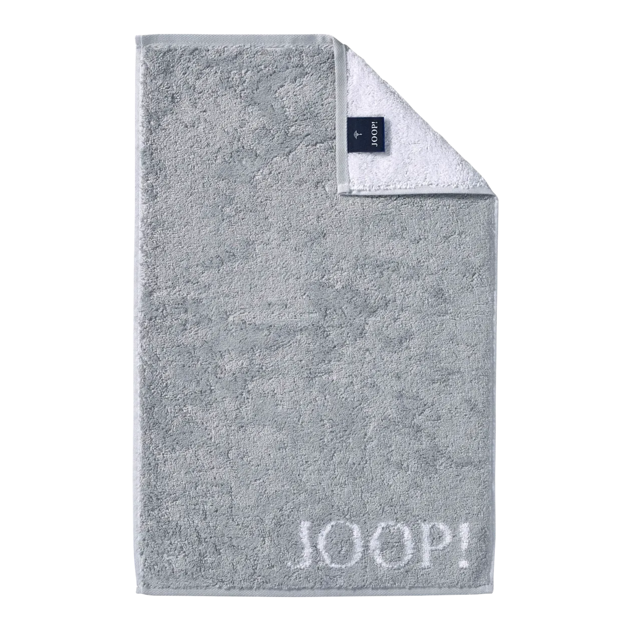 JOOP! CLASSIC Doubleface Guest Towels, Set of 3, Silver