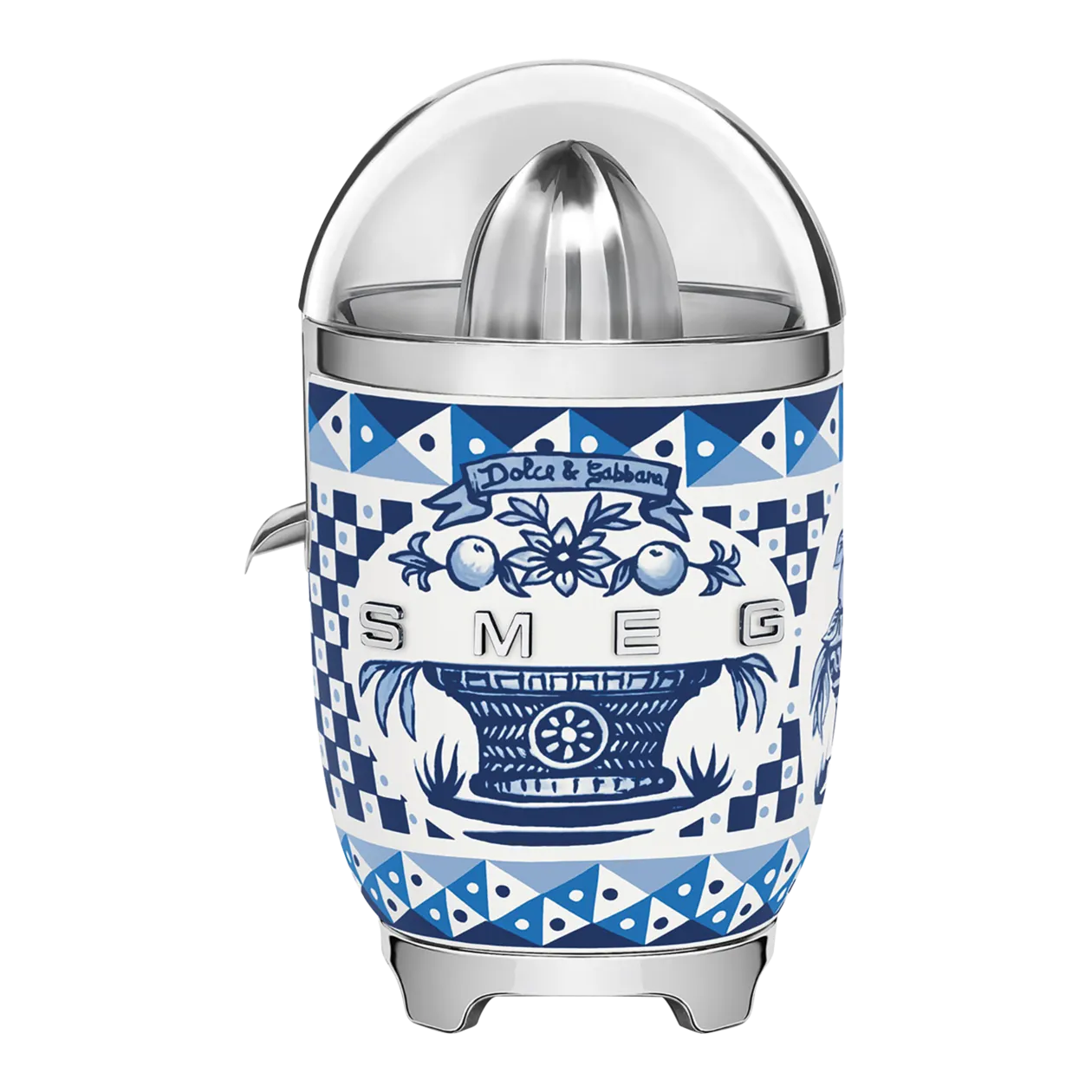 SMEG 50's Style Dolce & Gabbana CJF01 Presse-agrumes, Blu Mediterraneo