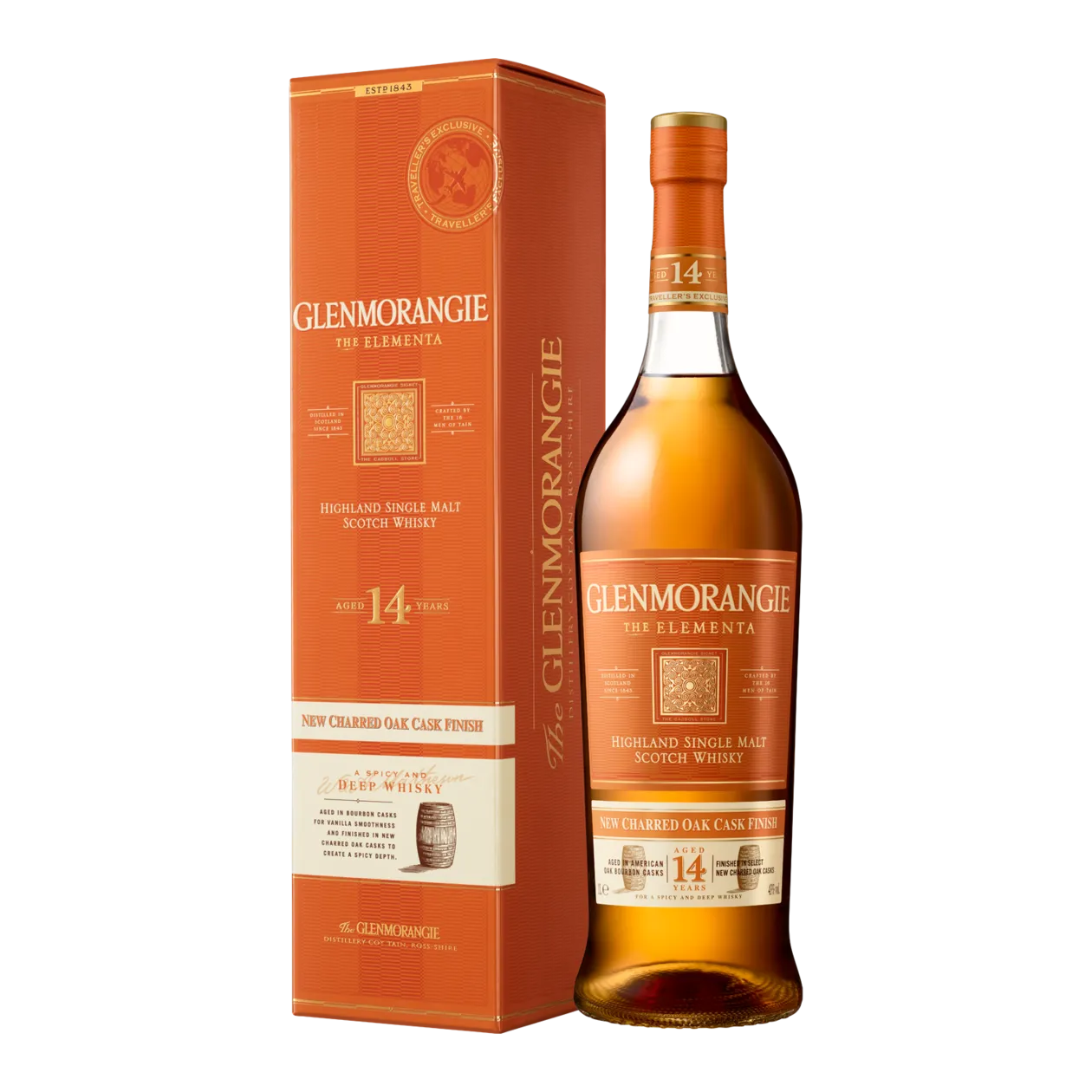 Glenmorangie The Elementa Highland Single Malt Scotch Whisky, 1,0 l, 43,0 % vol., Grande-Bretagne