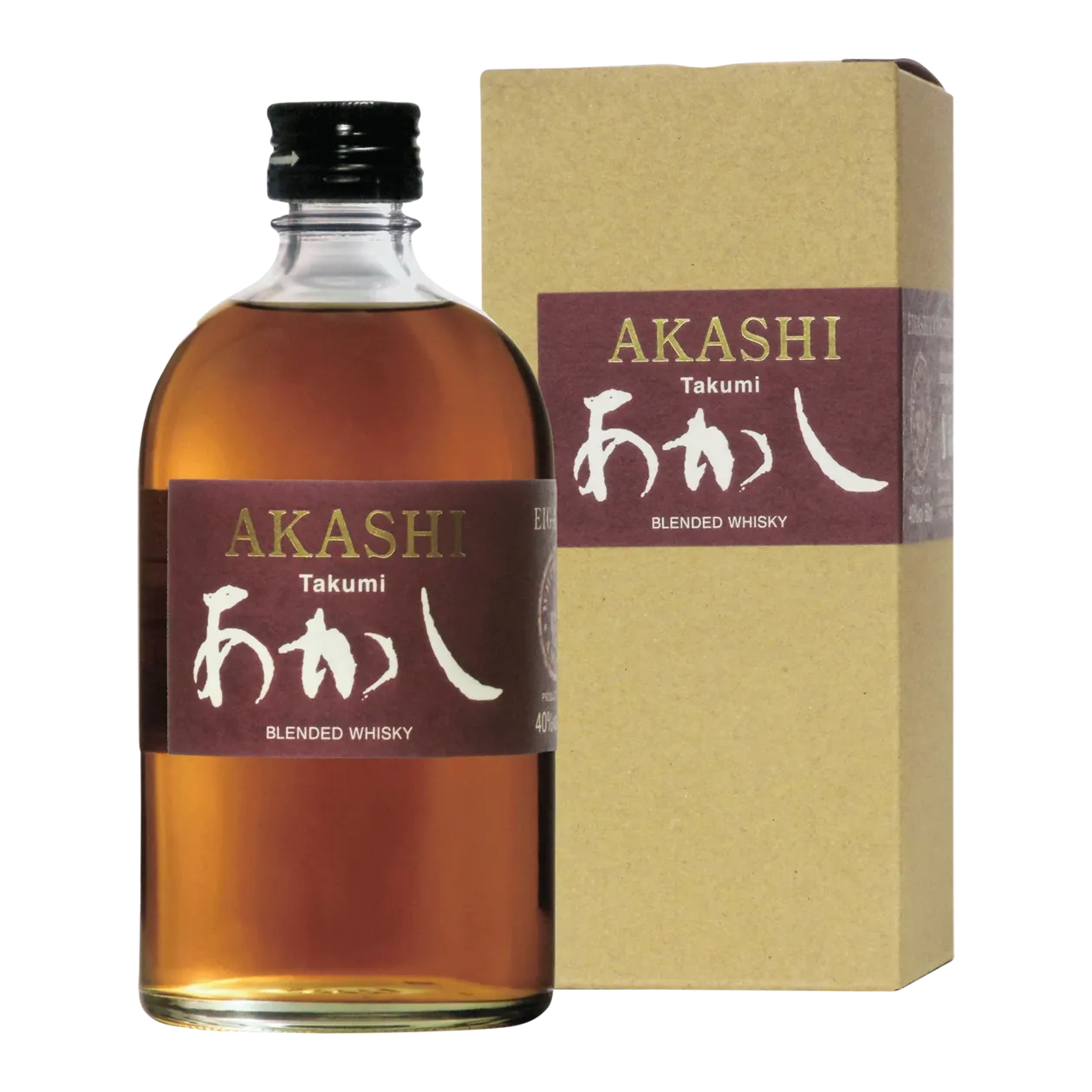 Akashi Takumi Blended Whisky, 0,5 l, 40,0% vol., Giappone