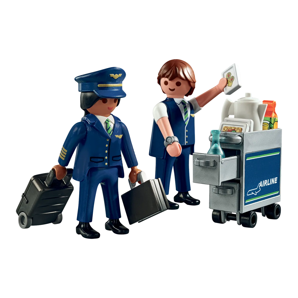 PLAYMOBIL® Flugzeugbesatzung Spielset