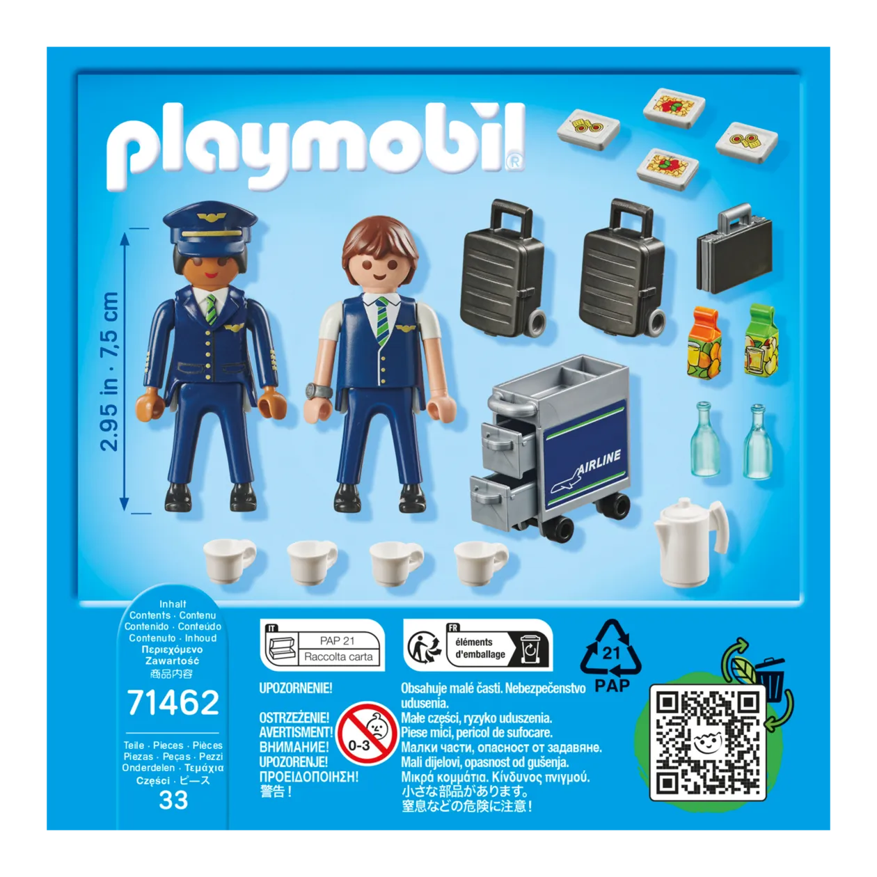 PLAYMOBIL® Equipaggio dell'aereo Set di gioco