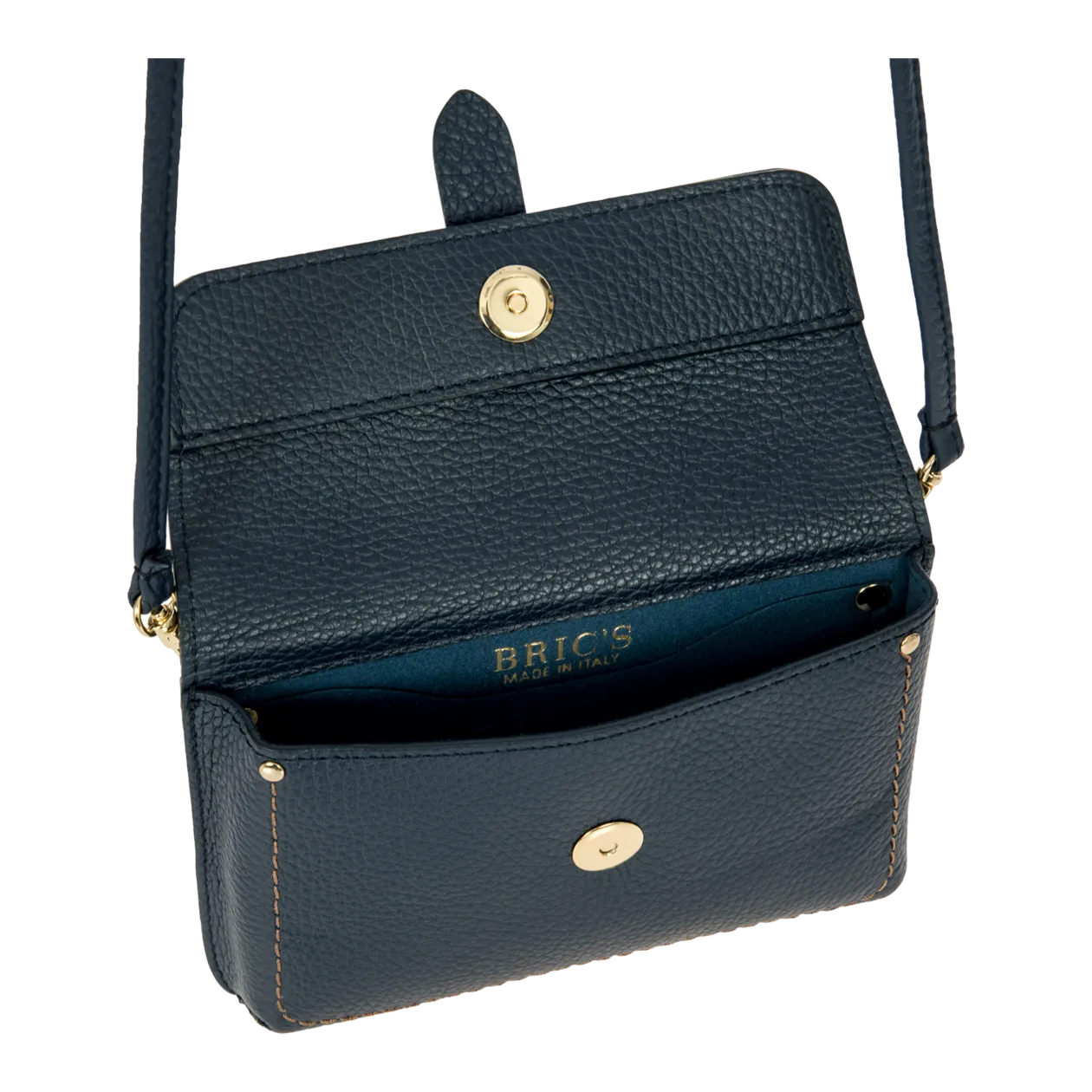 BRIC'S Gondola Garofano Mini Purse Shoulder Bag, Blue