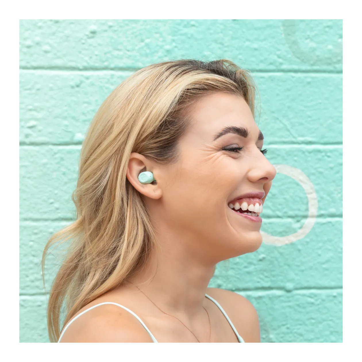 JLab JBuds Mini True Wireless Écouteurs intra-auriculaires véritablement sans fil, vert menthe