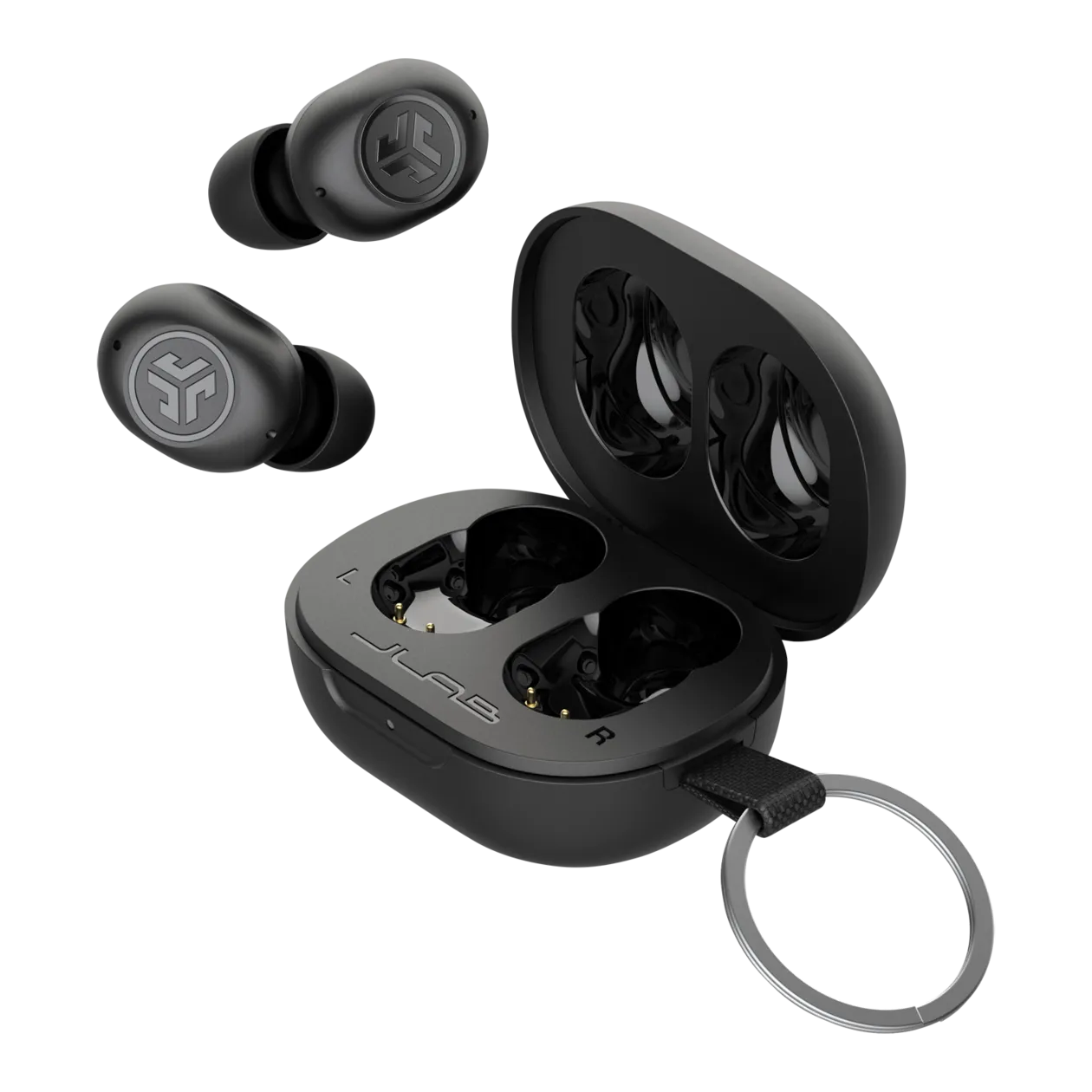 JLab JBuds Mini True Wireless Écouteurs intra-auriculaires véritablement sans fil, noir