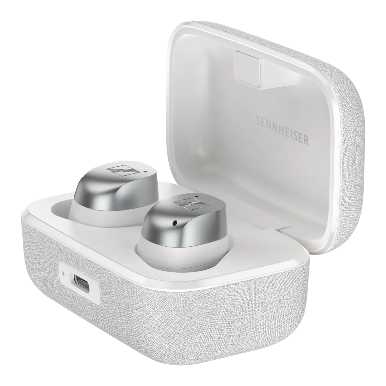 Sennheiser MOMENTUM 4 Écouteurs intra-auriculaires véritablement sans fil, White/Silver