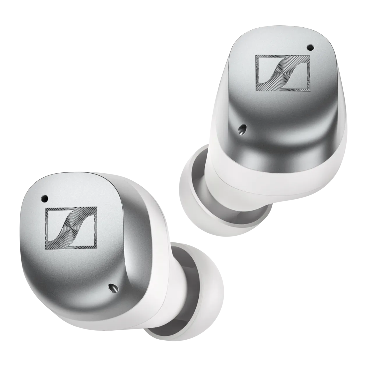 Sennheiser MOMENTUM 4 Écouteurs intra-auriculaires véritablement sans fil, White/Silver