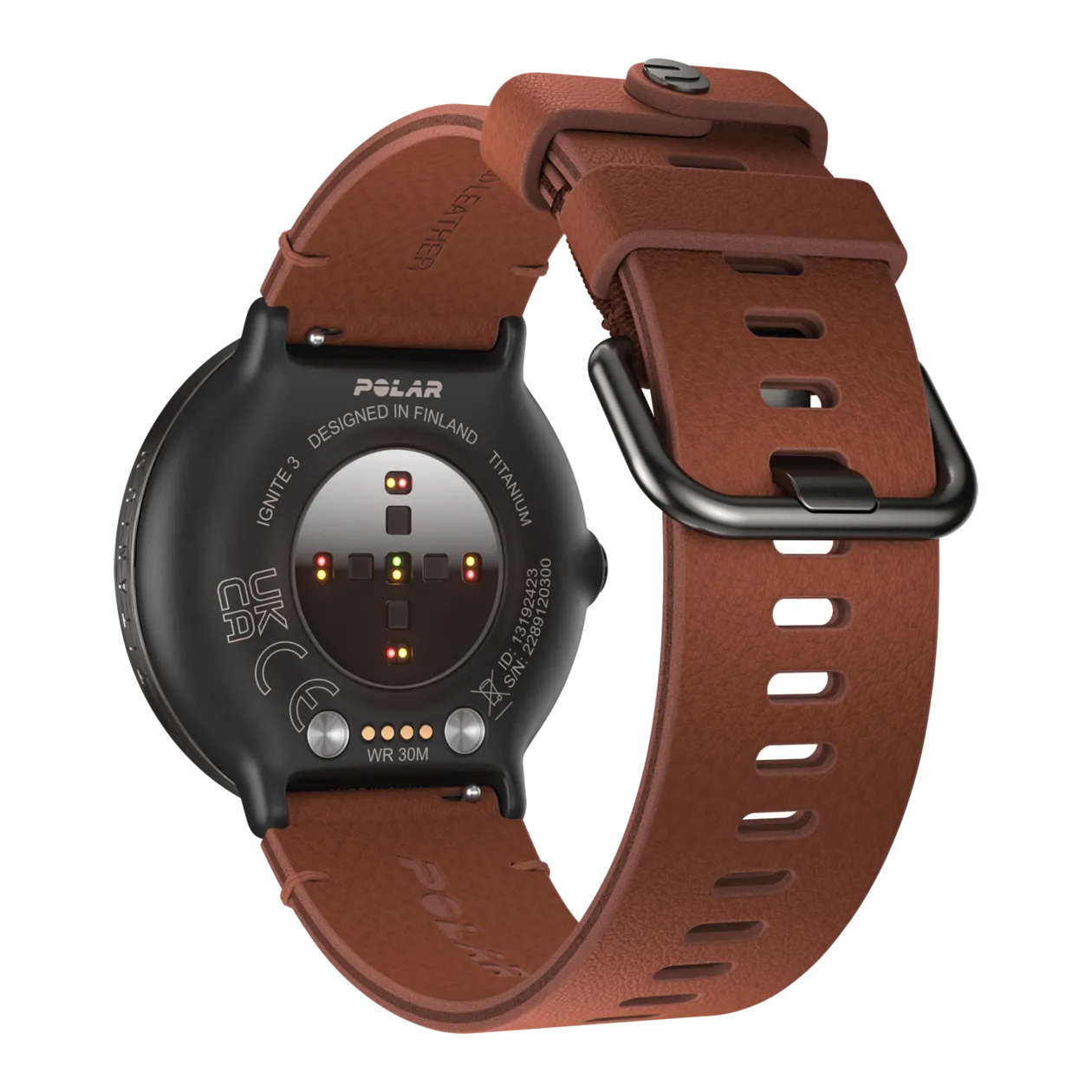 Polar Ignite 3 Titanium GPS-Fitnessuhr, Sun-Kissed Bronze