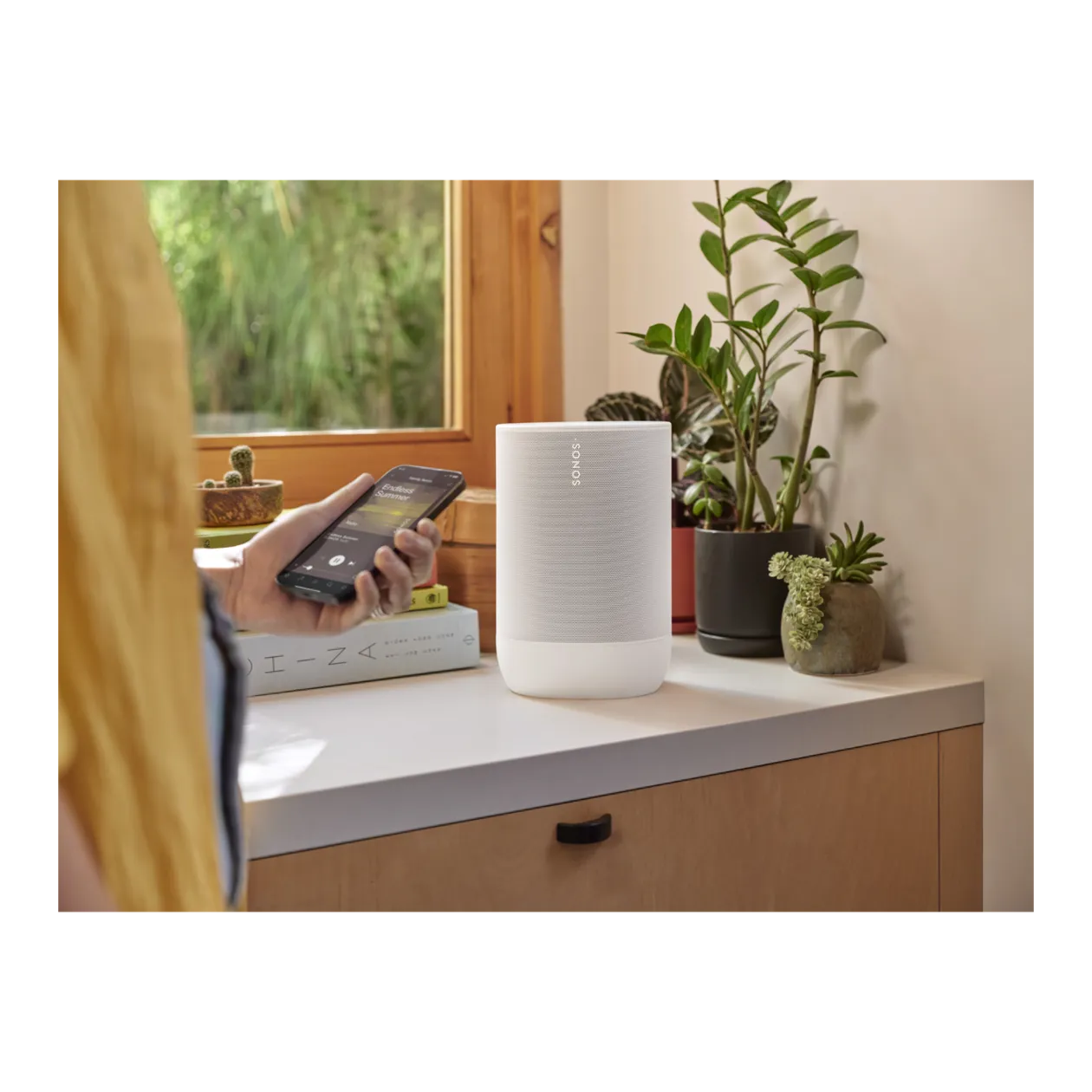 Sonos Move 2 Enceinte nomade connectée Wi-Fi/Bluetooth®, blanc