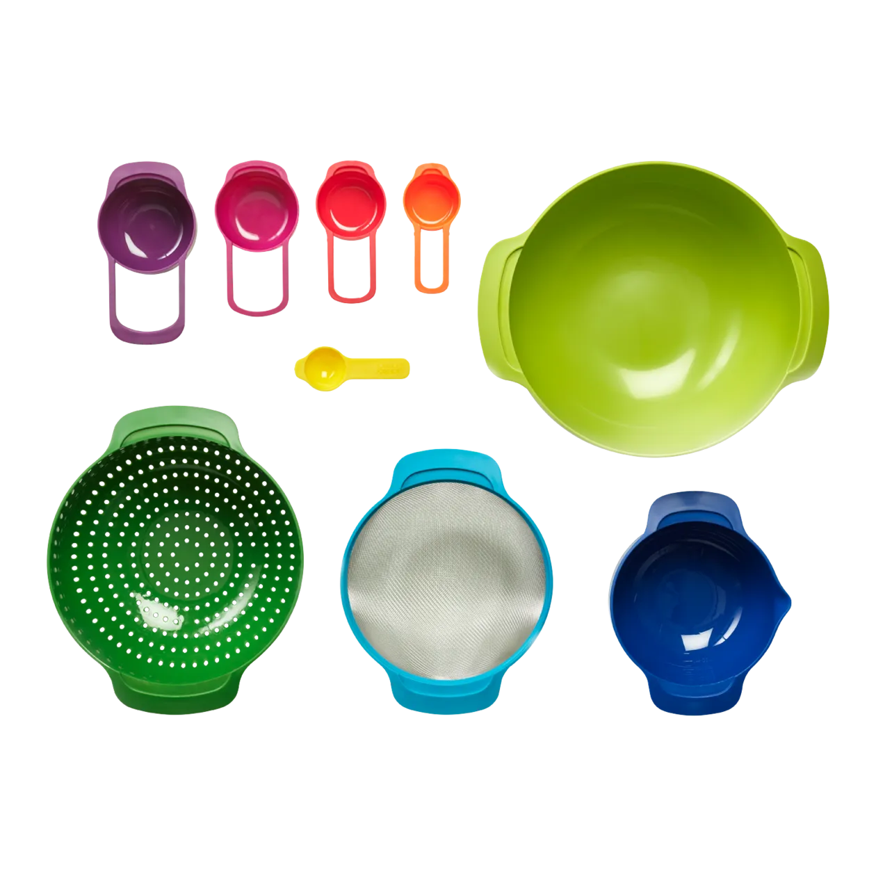 Joseph Joseph Nest™ 9 Plus Ensemble de bols mélangeurs, 9 pièces, multicolore