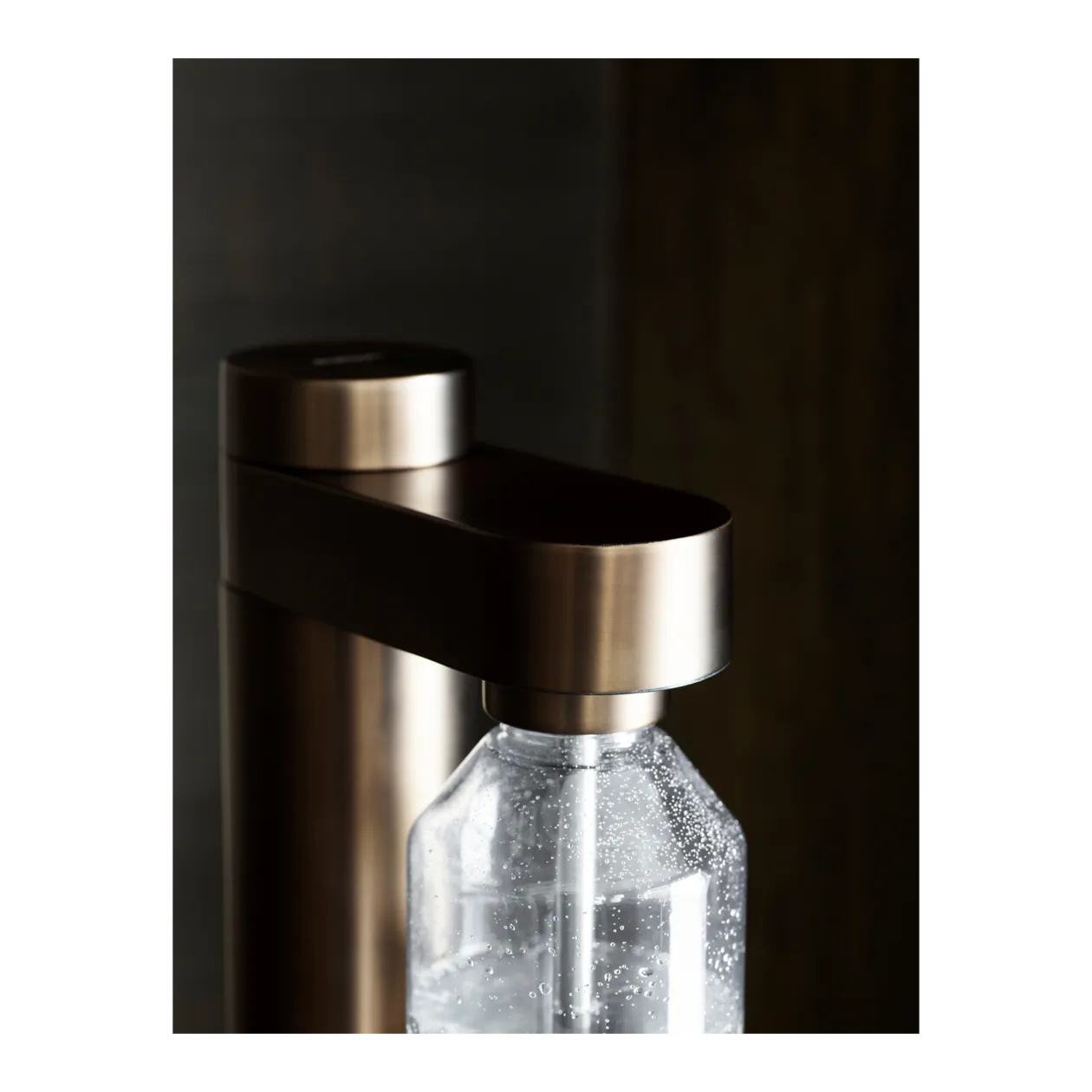 Stelton Brus Machine à gazéifier l'eau, Dark Brown Metallic