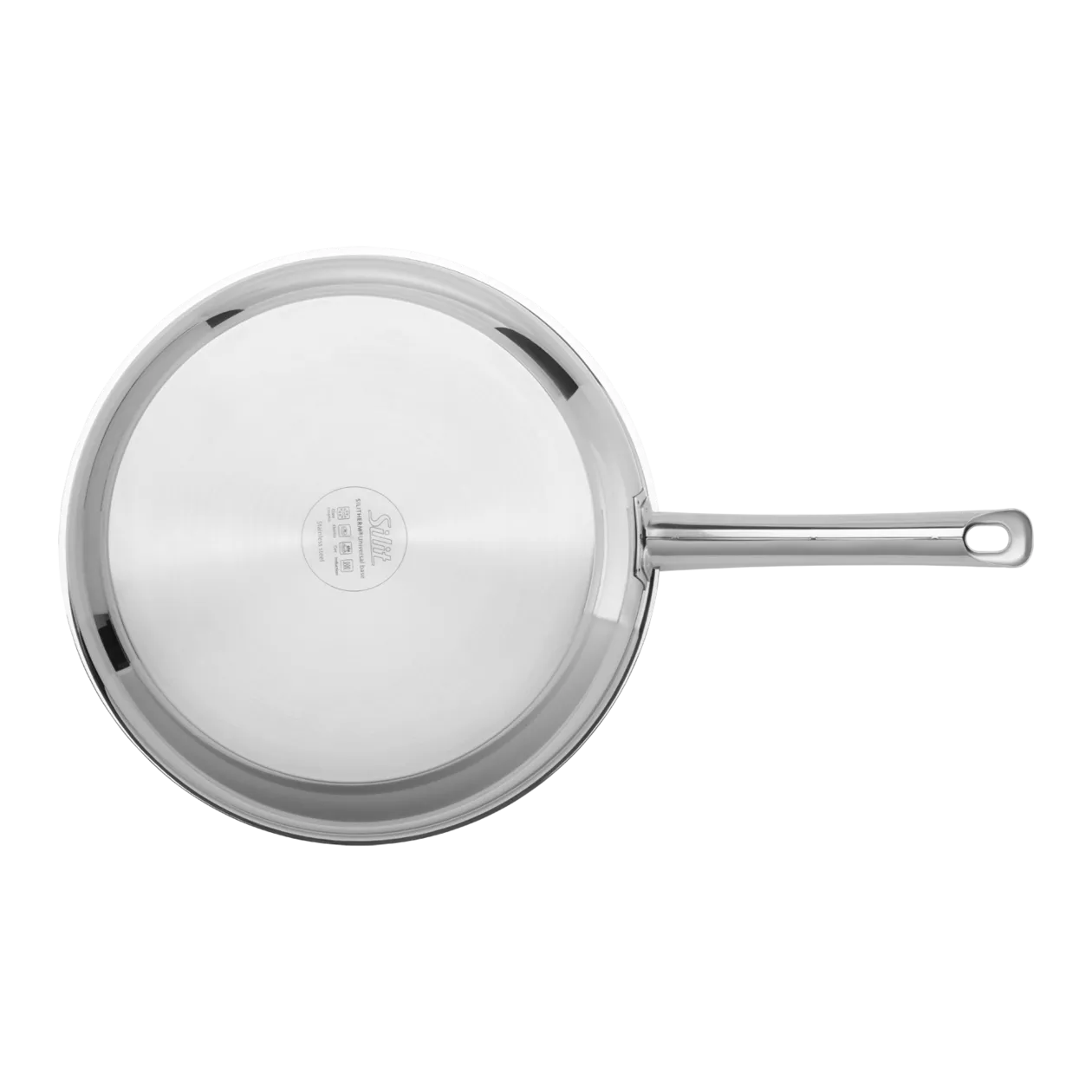 Silit Calabria Frying Pan, 28 cm, Polished Stainless Steel