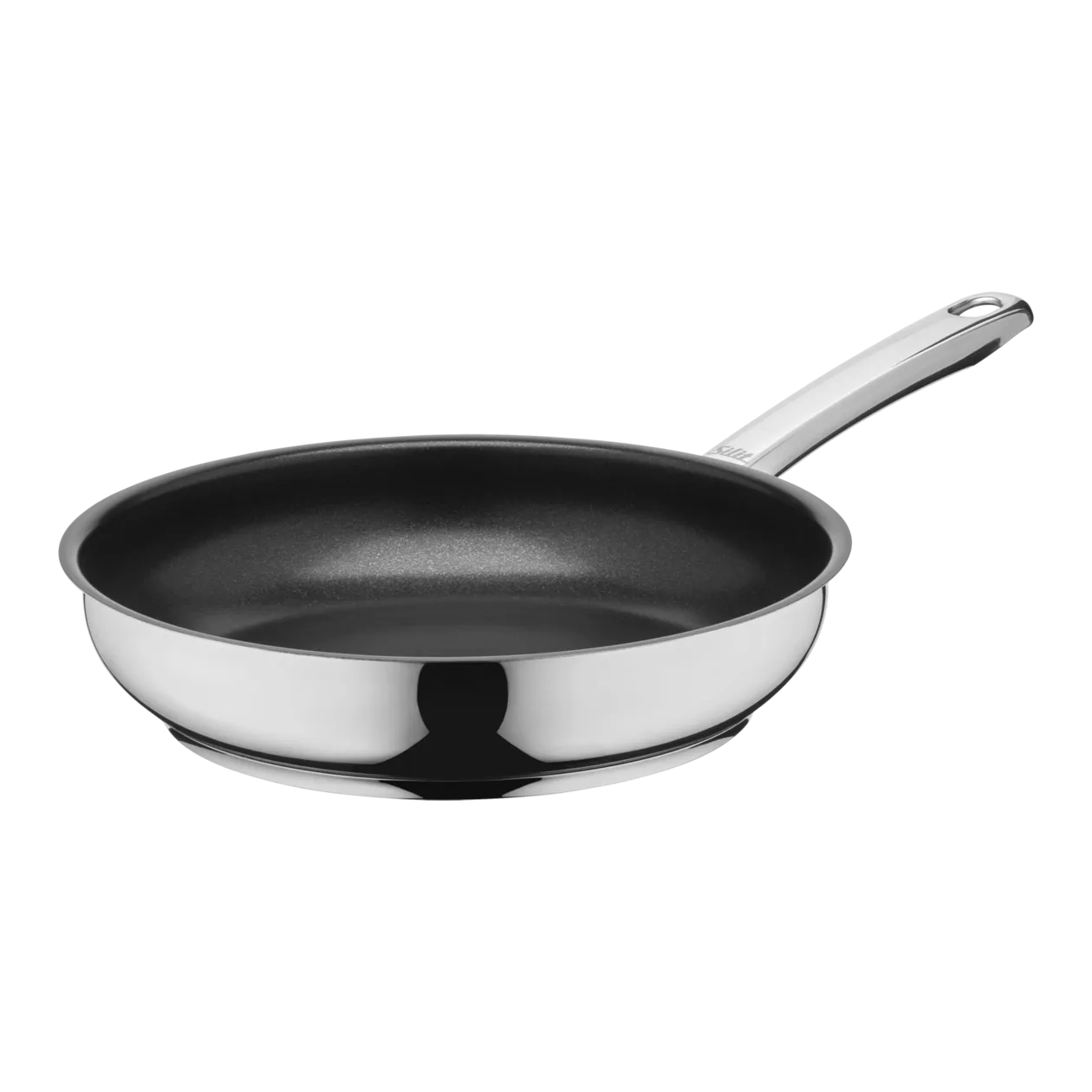 Silit Calabria Frying Pan, 24 cm, Polished Stainless Steel