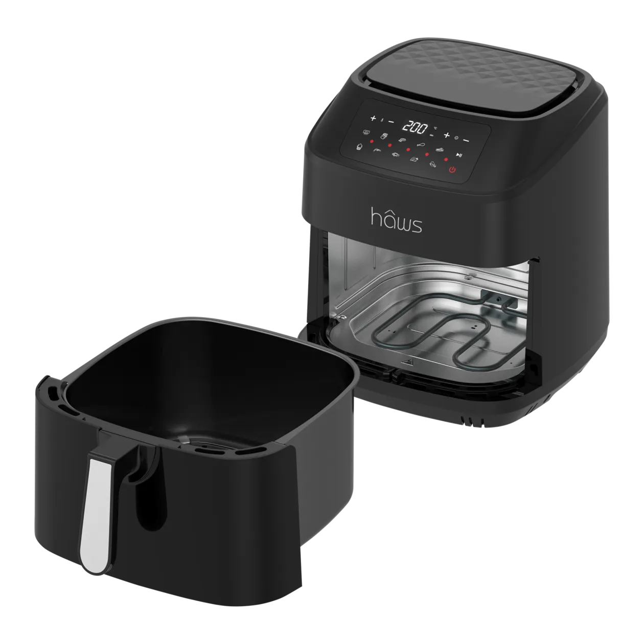 Hâws Vejrø Smart Fryer Heißluftfritteuse, Schwarz