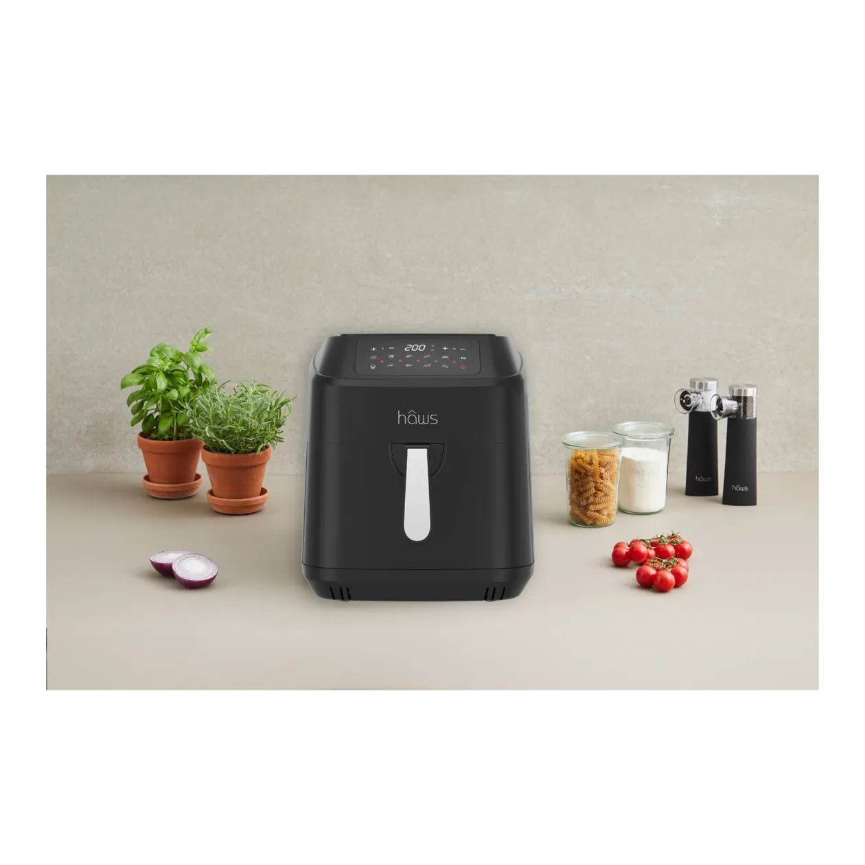 Hâws Vejrø Smart Fryer Heißluftfritteuse, Schwarz