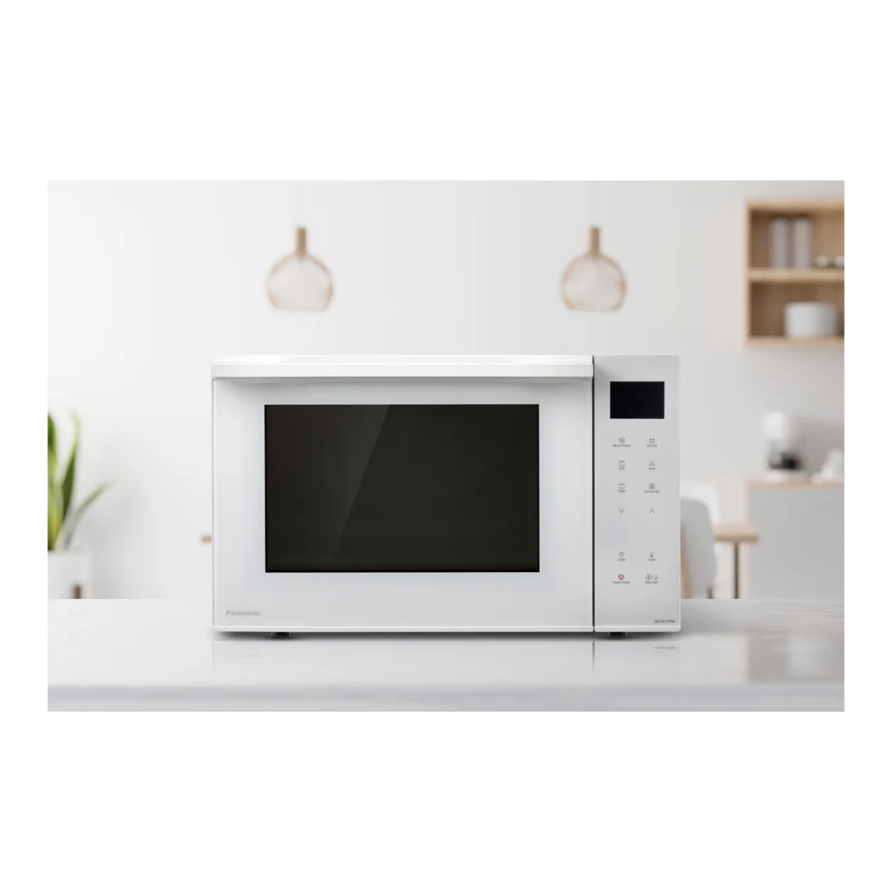 Panasonic NN-DF37PW Micro-ondes combiné avec chaleur de voûte et de sole, blanc