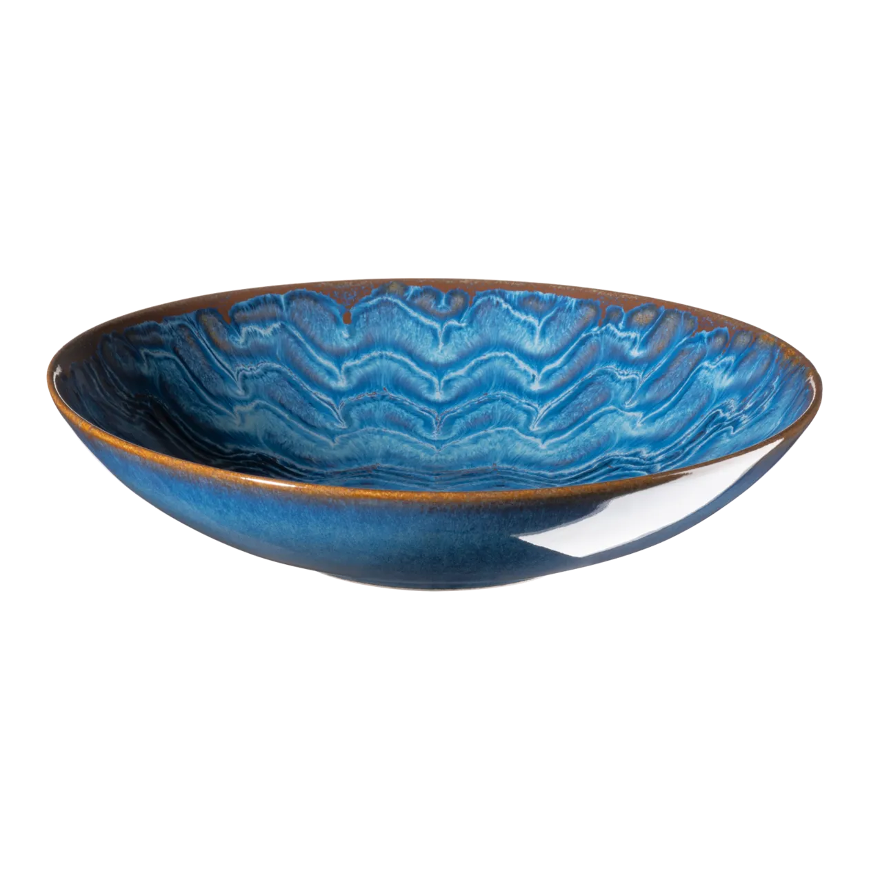 Mäser Tinka Assiette creuse, 22 cm, bleu