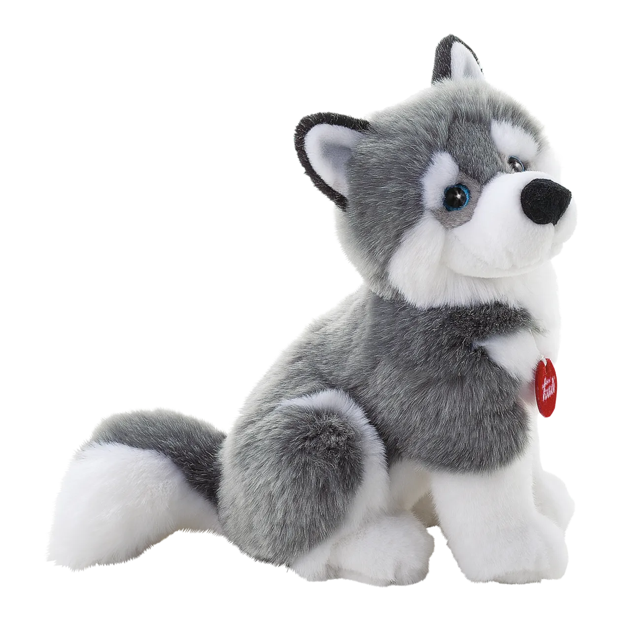 Trudi Classics Husky Marcus Cuddly Toy, 20 cm, White/Grey