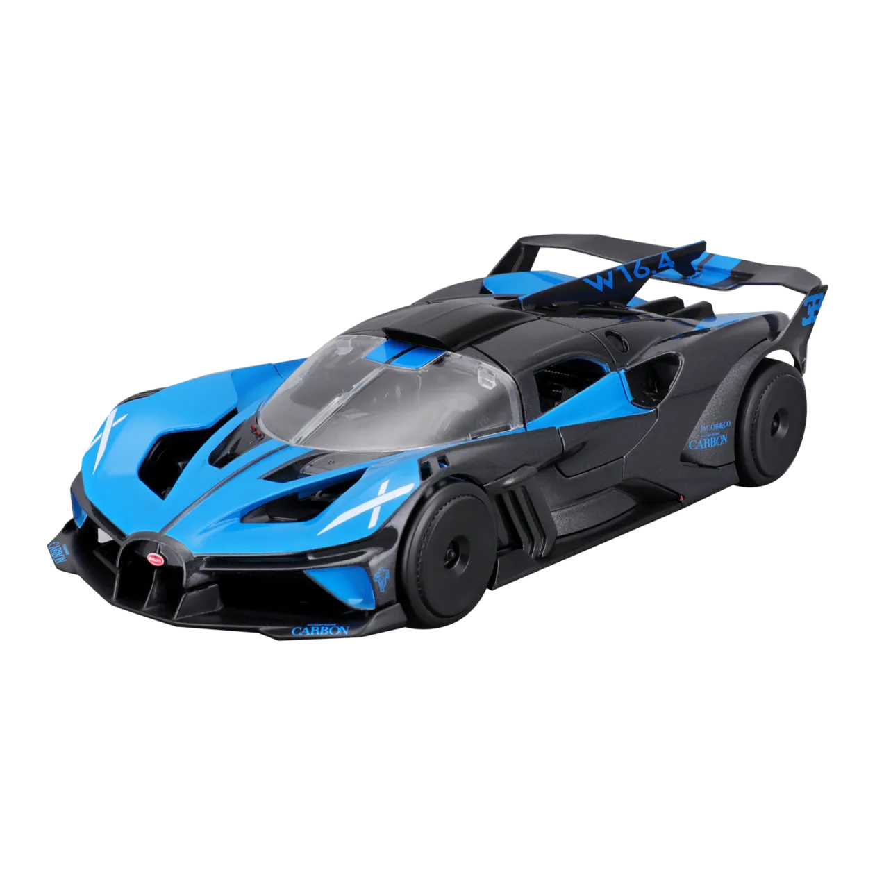 Maisto Bugatti Bolide Modèle réduit, 1:24, bleu