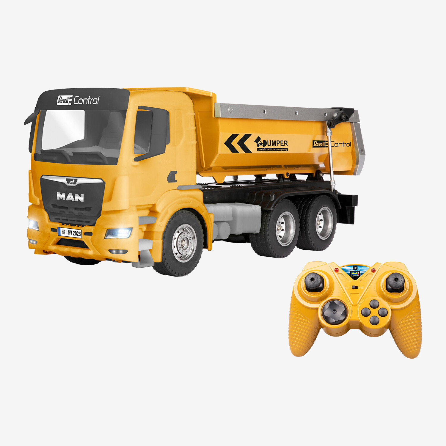 Remote control on sale man truck