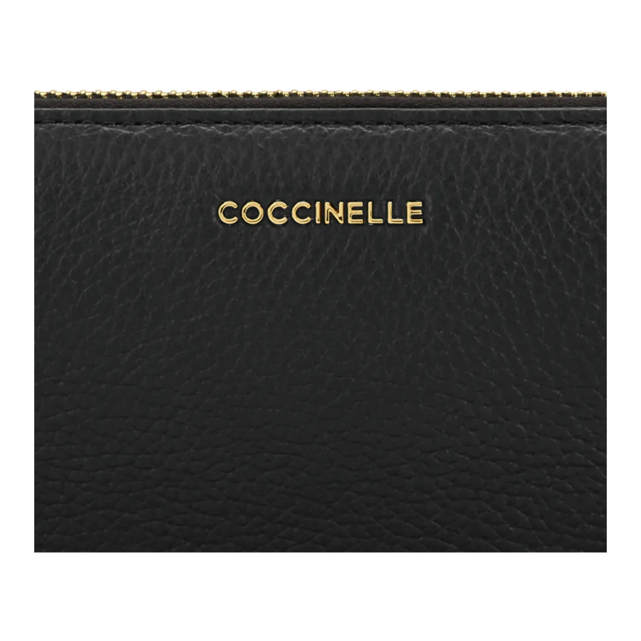 Coccinelle METALLIC SOFT Portefeuille, large, noir