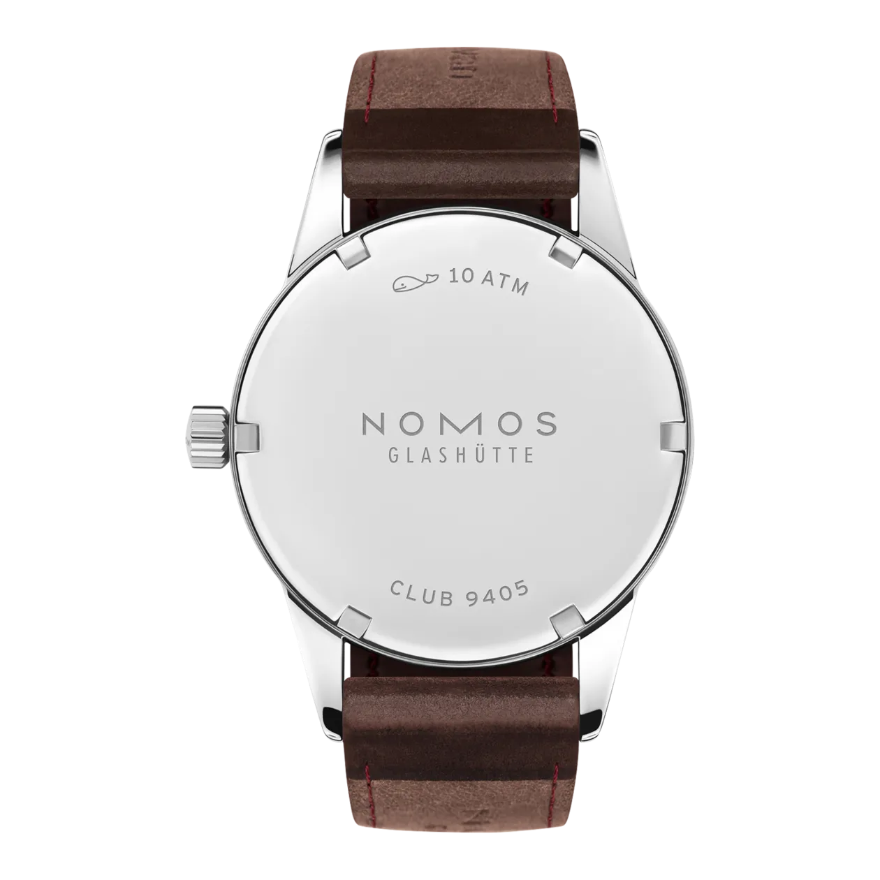 NOMOS Glashütte Club Handaufzuguhr, Weiß/Silberfarben