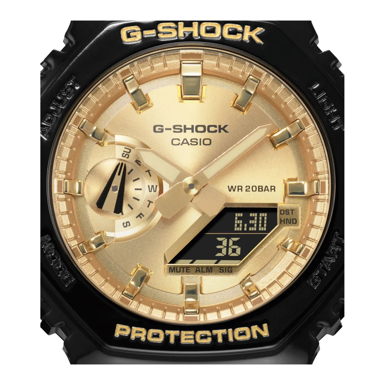 CASIO G-SHOCK GA-2100GB-1AER Orologio da polso, nero / toni oro