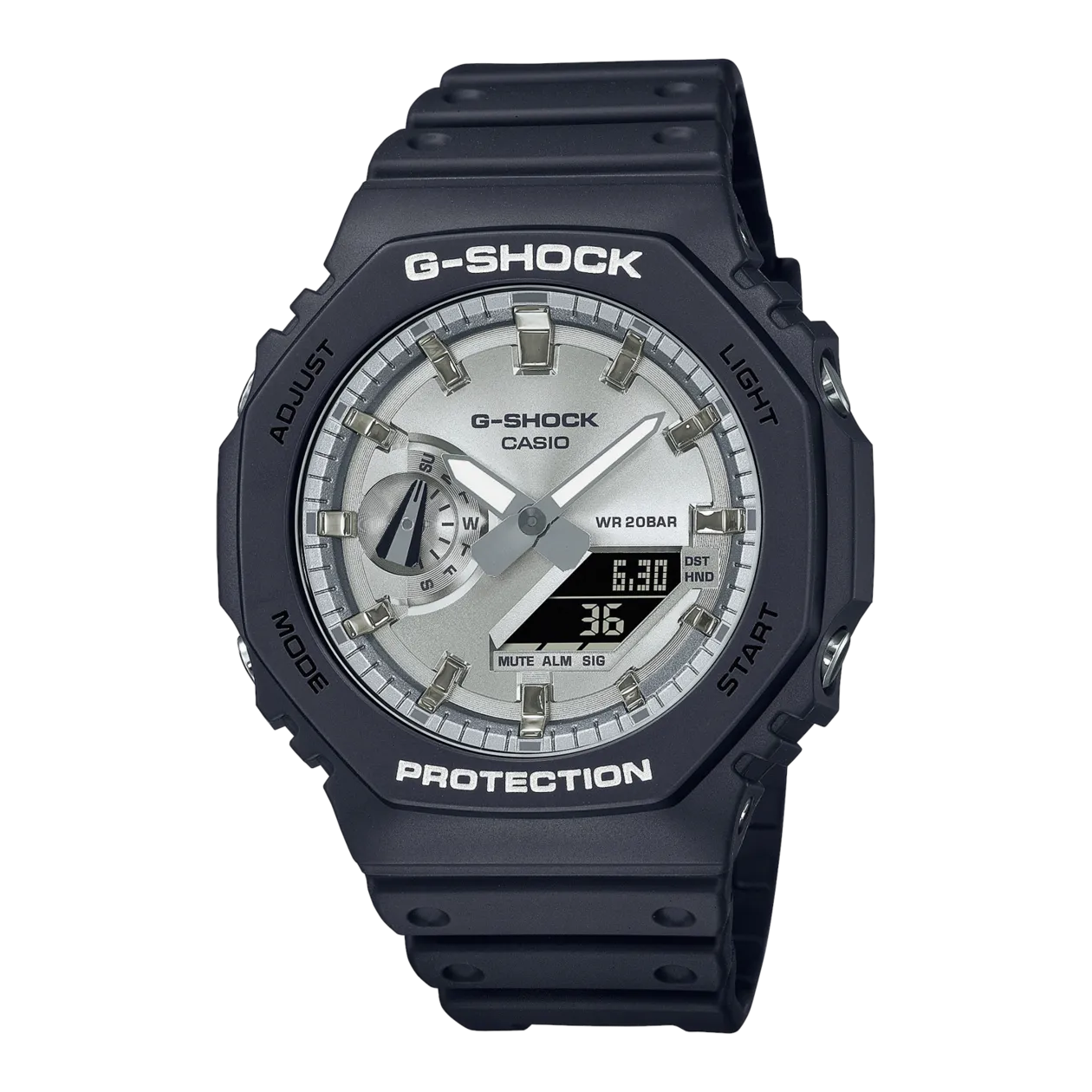 CASIO G-SHOCK GA-2100SB-1AER Orologio da polso, nero / toni argento