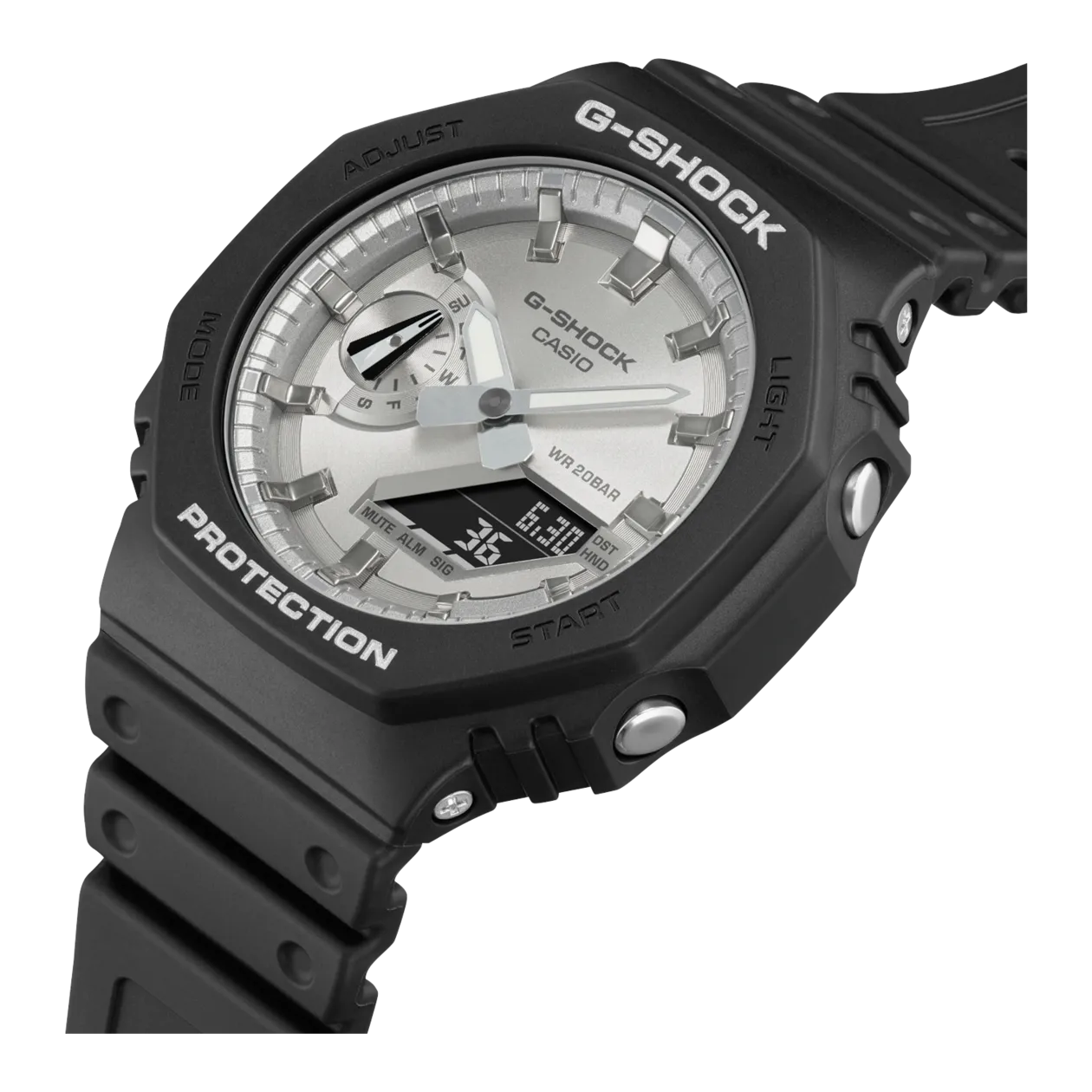 CASIO G-SHOCK GA-2100SB-1AER Orologio da polso, nero / toni argento