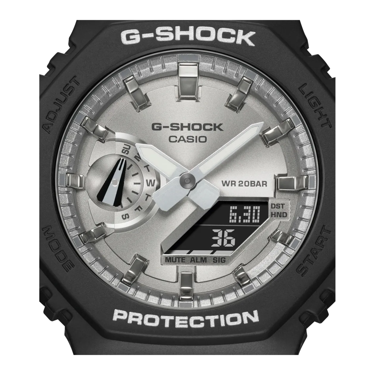 CASIO G-SHOCK GA-2100SB-1AER Orologio da polso, nero / toni argento