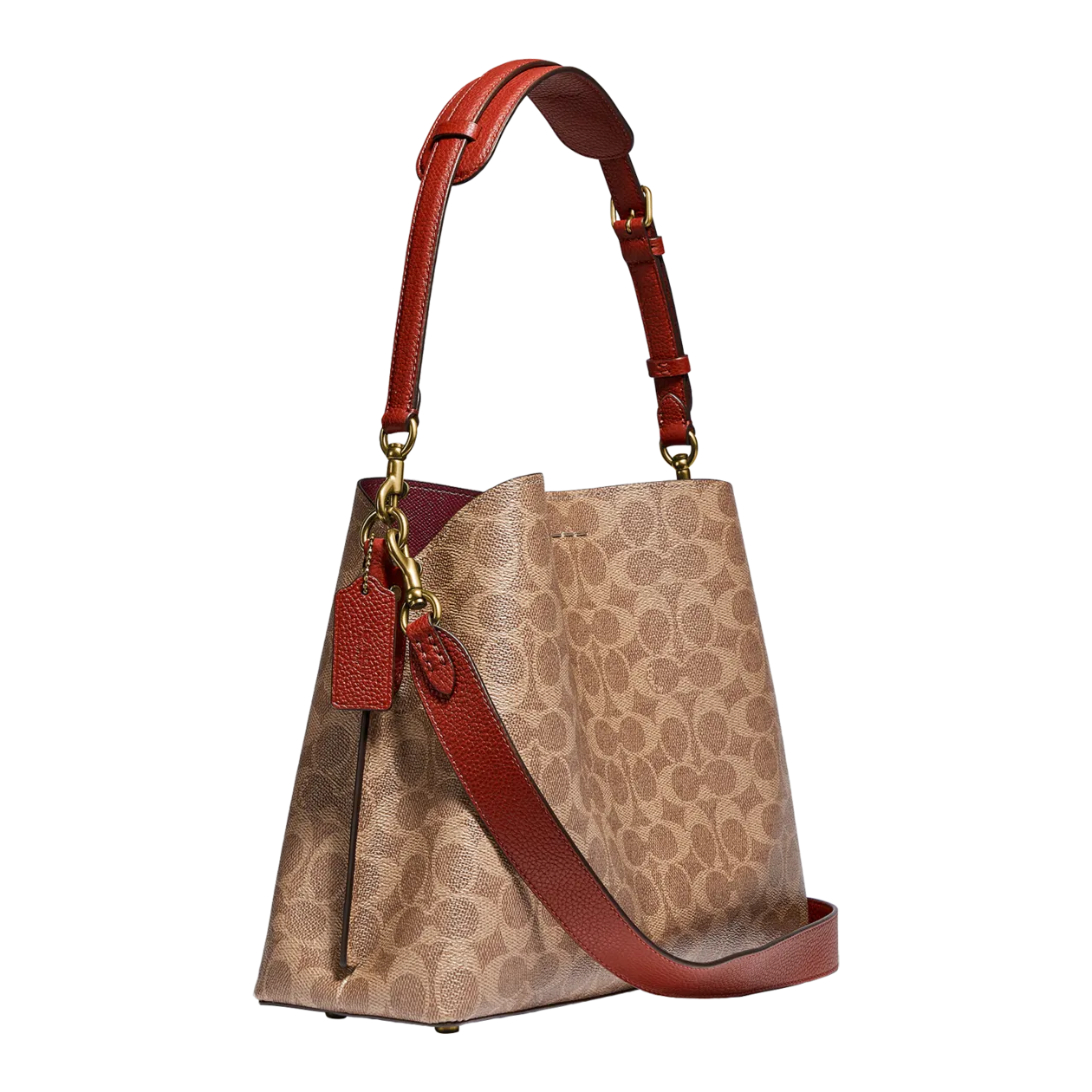 Coach Willow Borsa a spalla, beige / marrone rossiccio