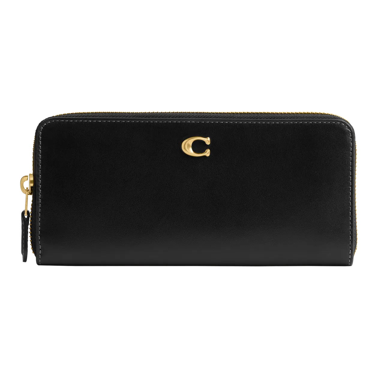 Coach Slim Accordion Purse Black