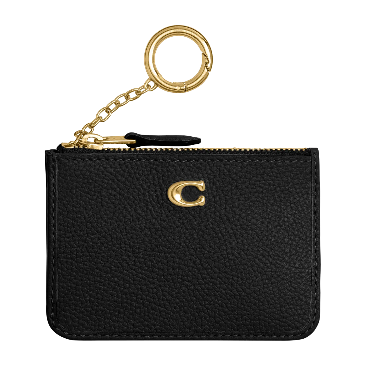 Coach Mini Skinny Ausweis-Etui, Schwarz