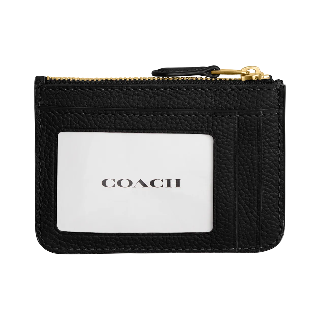 Coach Mini Skinny Ausweis-Etui, Schwarz