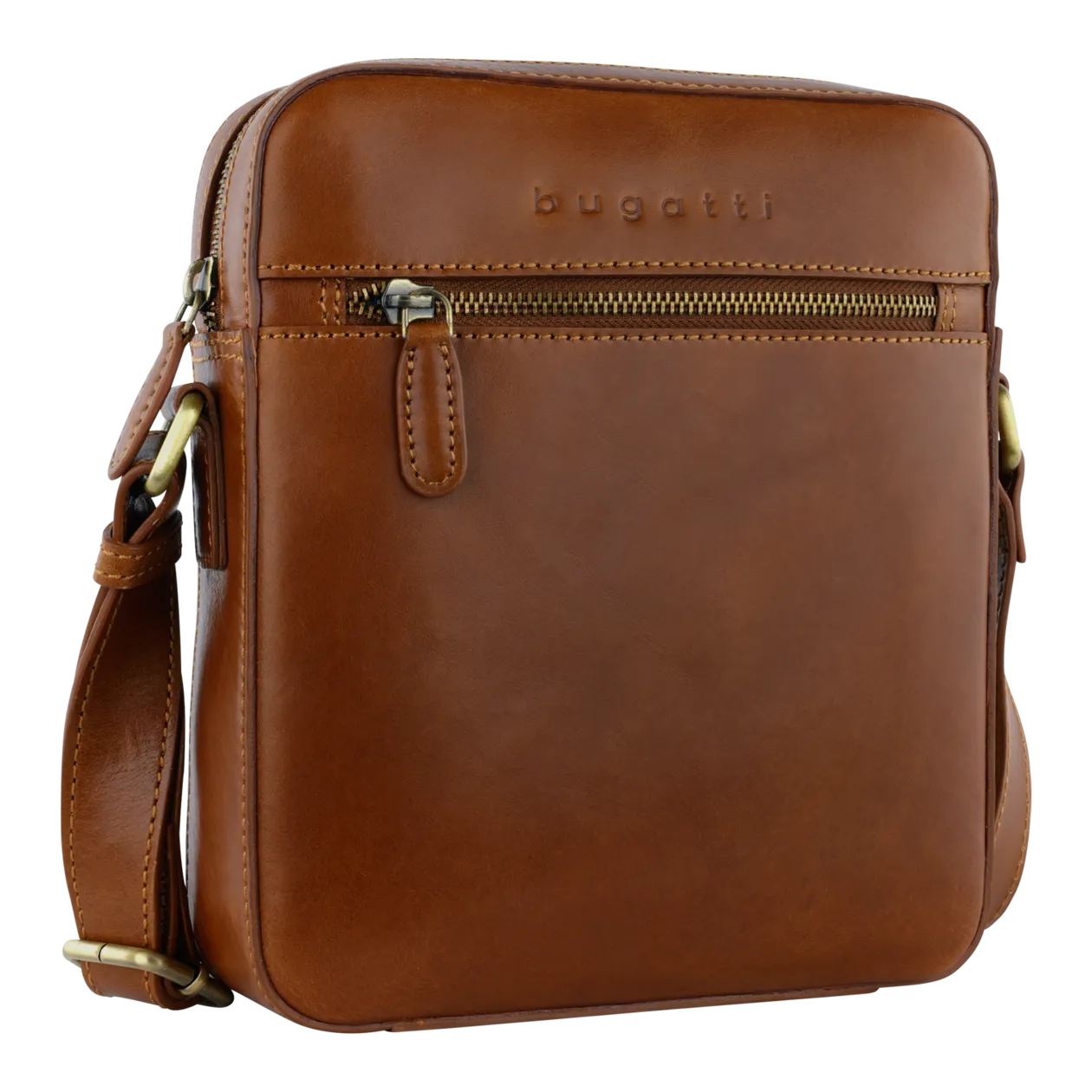 bugatti Remo Schultertasche, Cognac