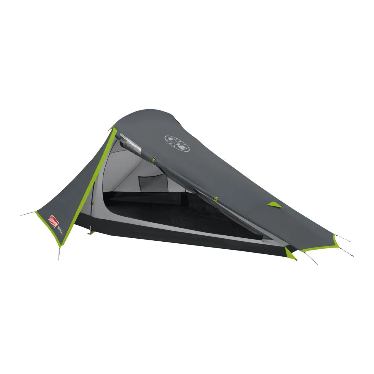 Coleman® Bedrock 2 Tenda a tunnel, verde/grigio