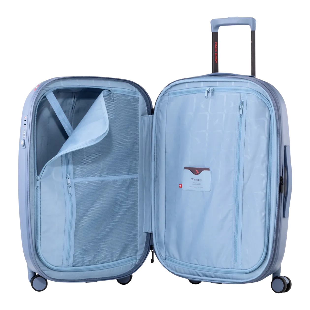 PACK EASY Gen-T Valise à roulettes M (extensible), bleu marine